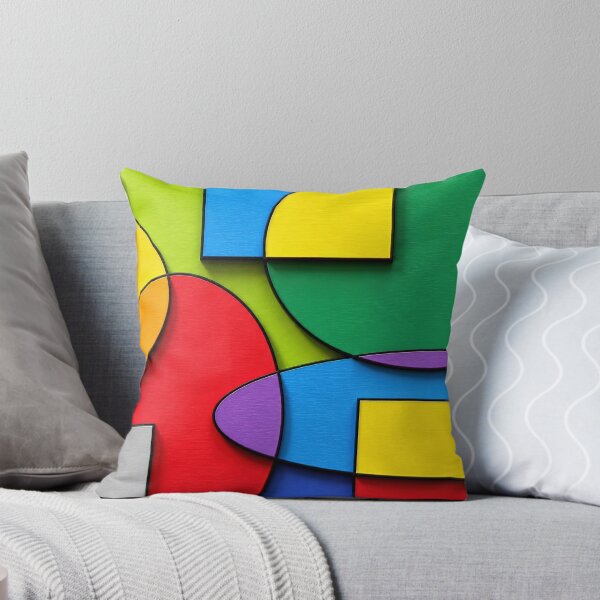 Item preview, Bold Colorful Geometric Abstract with Overlapping Circles and Squares designed and sold by ChrisButler.
