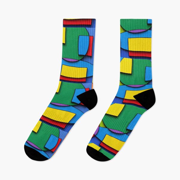 Item preview, Bold Colorful Geometric Abstract with Overlapping Circles and Squares designed and sold by ChrisButler.