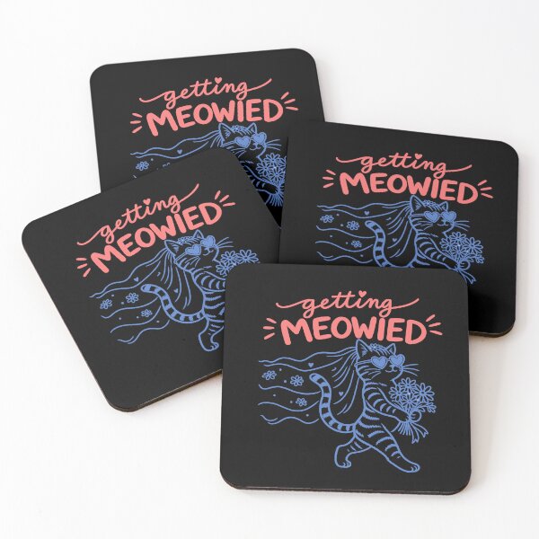 Item preview, Getting Meowied Funny Cat Bride Wedding  designed and sold by Designart68.