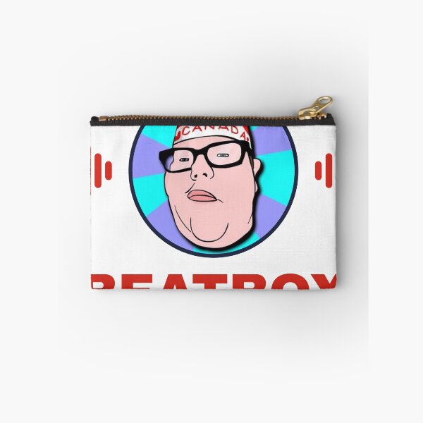 Item preview, T-Bone Beatbox Logo Retro Sunburst Badge, Funny Canadian Beatboxer Cartoon designed and sold by TBoneBeatbox.