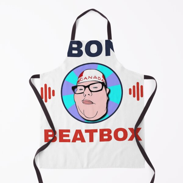 Item preview, T-Bone Beatbox Logo Retro Sunburst Badge, Funny Canadian Beatboxer Cartoon designed and sold by TBoneBeatbox.