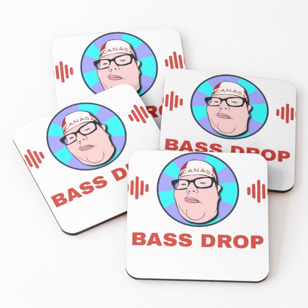 Item preview, Sorry for the Bass Drop Retro Sunburst Badge, Funny Canadian Beatbox designed and sold by TBoneBeatbox.