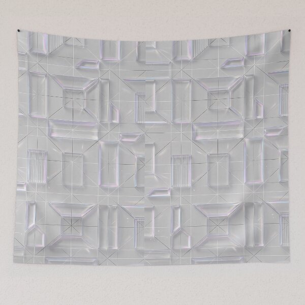 Item preview, Seamless Abstract Prismatic Light Refraction Pattern designed and sold by wallpapersarts.