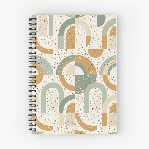 Item preview, Seamless Minimalist Hydraulic Terrazzo Tile Pattern designed and sold by wallpapersarts.