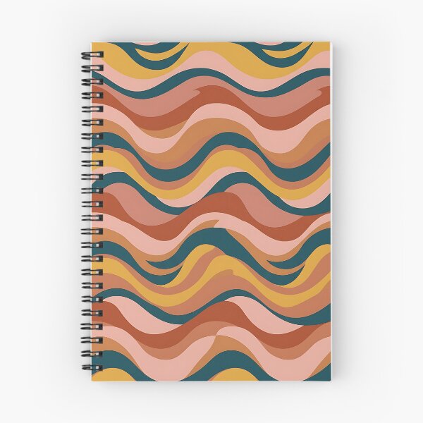 Item preview, Seamless Minimalist Color Block Wave Pattern designed and sold by wallpapersarts.