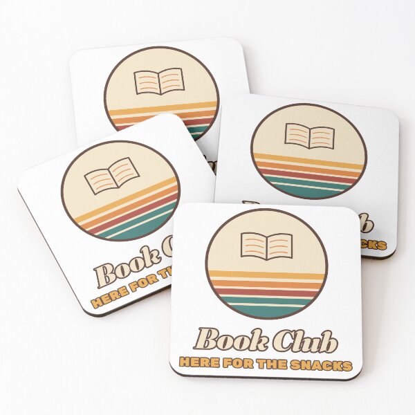 Item preview, Book Club Here for the Snacks Funny Retro Sunset designed and sold by Walli's.