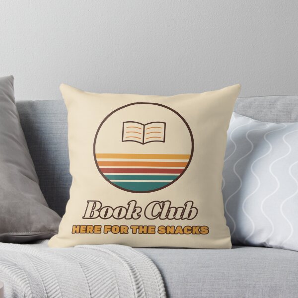 Item preview, Book Club Here for the Snacks Funny Retro Sunset designed and sold by Walli's.