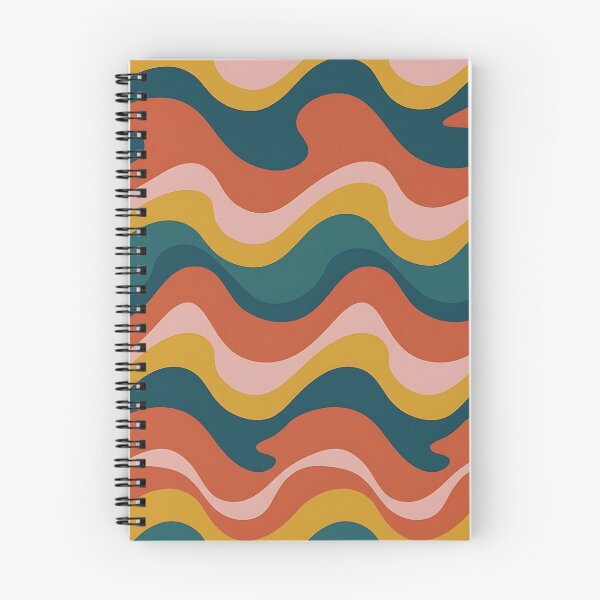 Item preview, Seamless Minimalist Color Block Wave Pattern designed and sold by wallpapersarts.