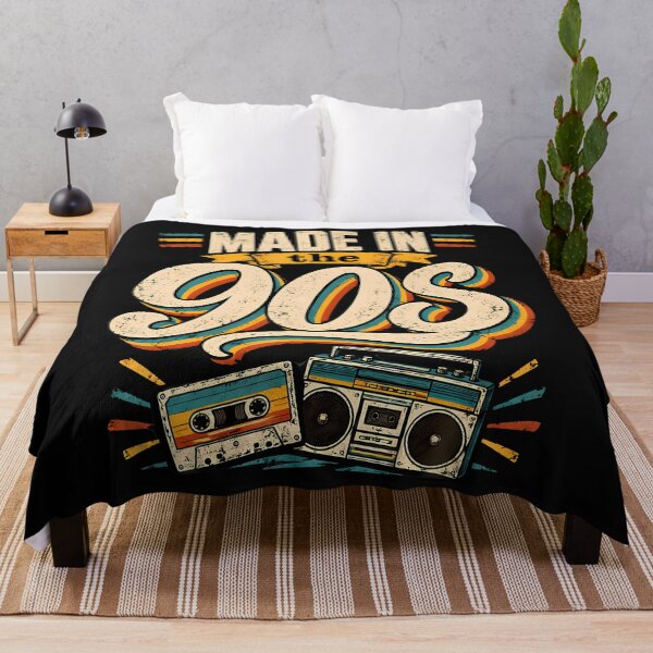 Item preview, Made In The 90s Retro Cassette Boombox designed and sold by Chromatic-Cubes.