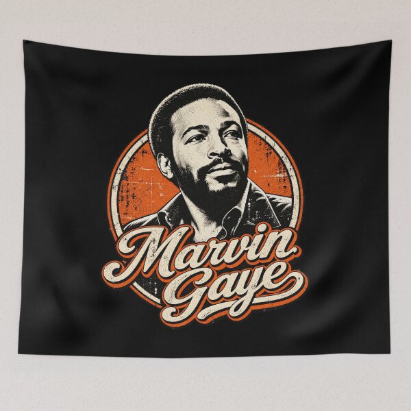 Item preview, Marvin Gaye Retro Portrait designed and sold by Menagerie-Neon.