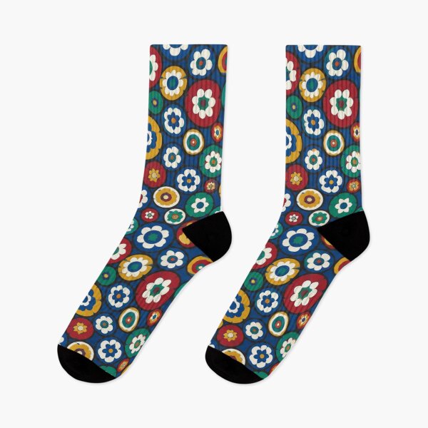 Item preview, Millefiori Glass Pattern | Murano Mosaic Flower Canes in Jewel Tones designed and sold by StickyGuys.