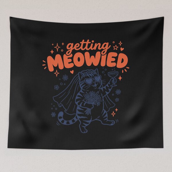 Item preview, Getting Meowied Funny Cat Bride  designed and sold by Designart68.