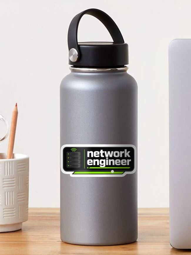 Thumbnail 1 of 3, Sticker, Network Engineer Sticker – IT Networking and Server Rack Tech Humor designed and sold by Daymand.