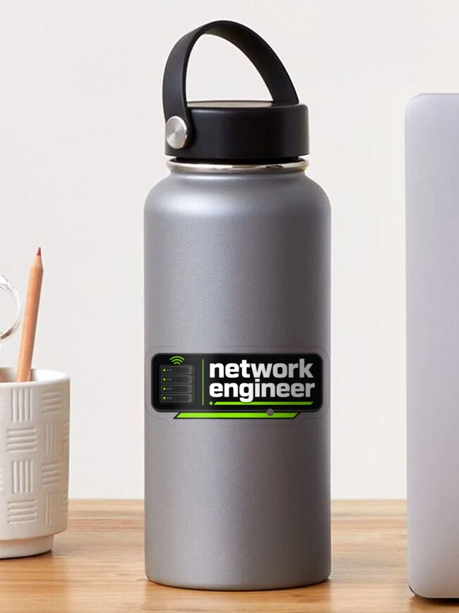 Thumbnail 1 of 3, Sticker, Network Engineer Sticker – IT Networking and Server Rack Tech Humor designed and sold by Daymand.