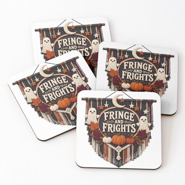 Item preview, Fringe and Frights – Funny Macrame Halloween Gift for Crafters designed and sold by CuteDesignables.