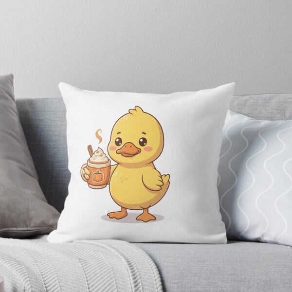 Item preview, Cute Autumn Duck Pumpkin Spice designed and sold by Ella_Sketch.