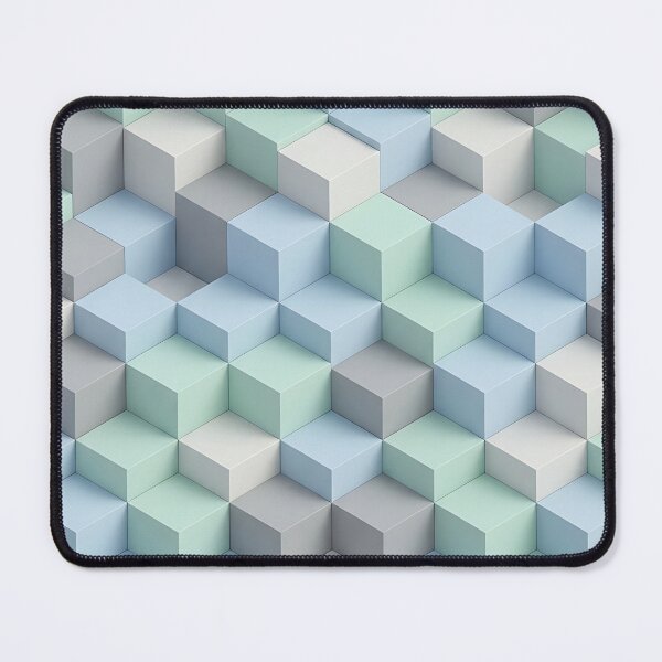 Item preview, Seamless 3D Isometric Cube Geometric Pattern designed and sold by wallpapersarts.
