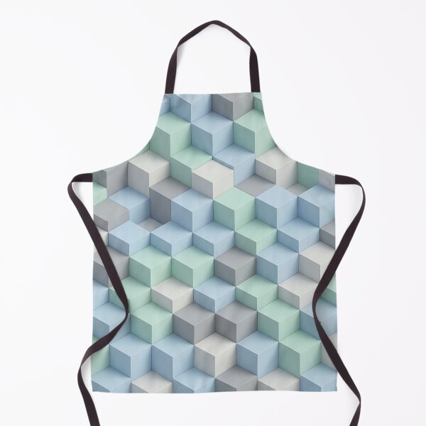 Item preview, Seamless 3D Isometric Cube Geometric Pattern designed and sold by wallpapersarts.