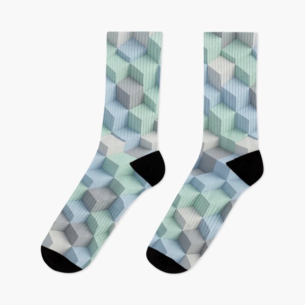 Item preview, Seamless 3D Isometric Cube Geometric Pattern designed and sold by wallpapersarts.
