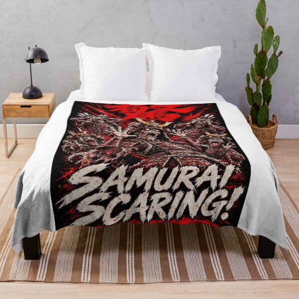 Item preview, SAMURAI SCARING! – Zombie Samurai Horror Comic Art designed and sold by kaipapershop.