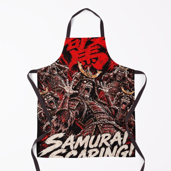 Item preview, SAMURAI SCARING! – Zombie Samurai Horror Comic Art designed and sold by kaipapershop.