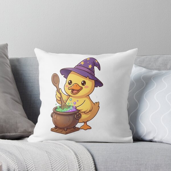 Item preview, Cute Wizard Duck Cauldron Potion designed and sold by Ella_Sketch.