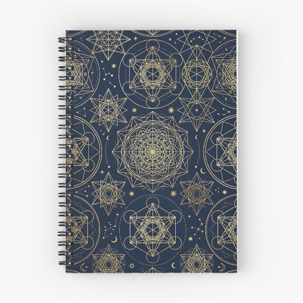 Item preview, Seamless Sacred Geometry Gold Star Lines Pattern designed and sold by wallpapersarts.