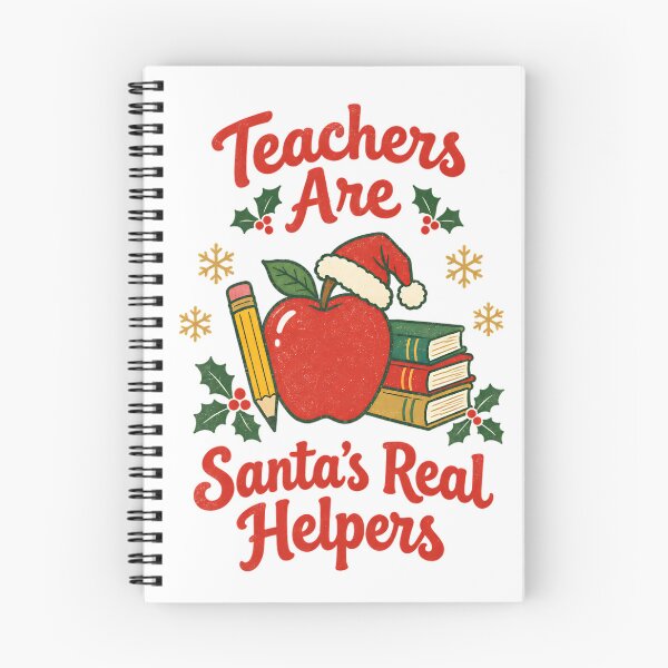 Item preview, Teachers Are Santa's Real Helpers Christmas Teacher Gift designed and sold by DigitalChickHub.