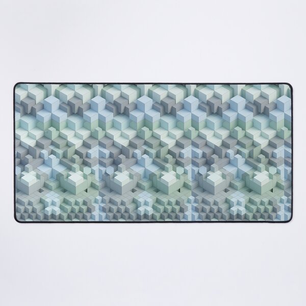 Item preview, Seamless 3D Isometric Cube Geometric Pattern designed and sold by wallpapersarts.