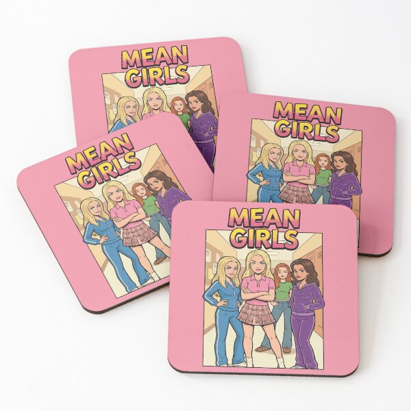 Item preview, Mean Girls (retro comic book version) designed and sold by tigrootiger.