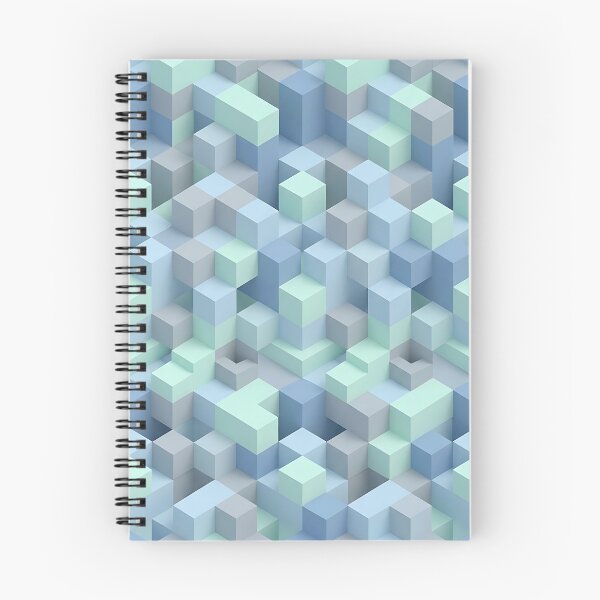 Item preview, Seamless 3D Isometric Cube Geometric Pattern designed and sold by wallpapersarts.