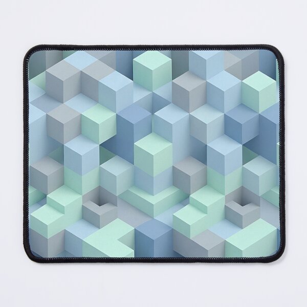 Item preview, Seamless 3D Isometric Cube Geometric Pattern designed and sold by wallpapersarts.