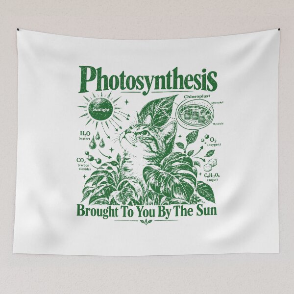 Item preview, Photosynthesis Cat T-Shirt, Funny Science Teacher Gift, Vintage Botanical Biology Graphic Tee designed and sold by JoyBoyStudio1.