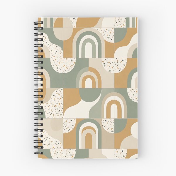 Item preview, Seamless Minimalist Hydraulic Terrazzo Tile Pattern designed and sold by wallpapersarts.