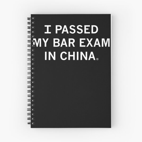 Item preview, I Passed My Bar Exam In China Funny Legal Sarcasm designed and sold by Chromatic-Cubes.