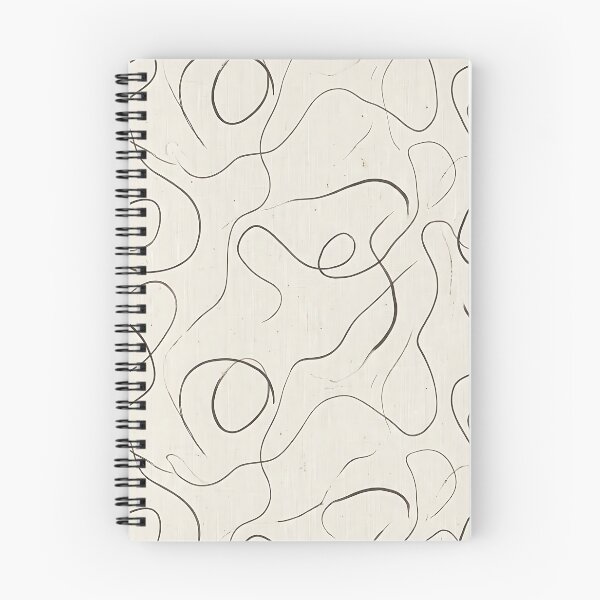 Item preview, Seamless Abstract Organic Fluid Line Art Pattern designed and sold by wallpapersarts.