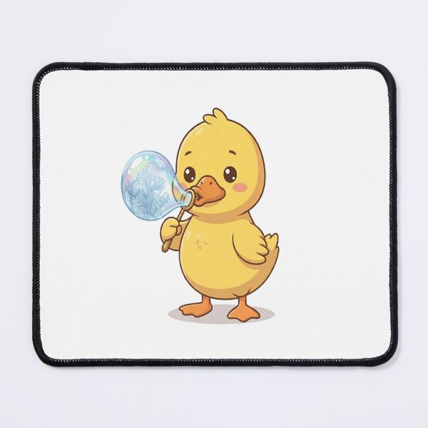 Item preview, Cute Duck Blowing Ice Bubble designed and sold by Ella_Sketch.