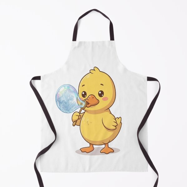 Item preview, Cute Duck Blowing Ice Bubble designed and sold by Ella_Sketch.