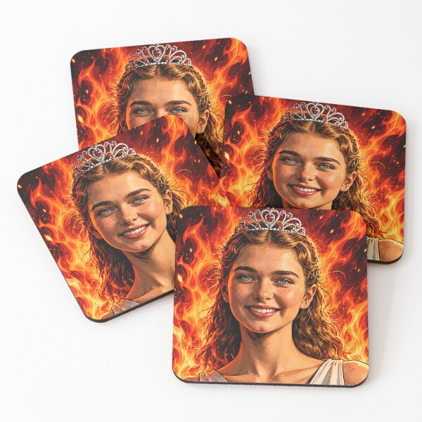 Item preview, Queen on Fire, Carrie at Prom - fan art designed and sold by PopCultureAndStuff.