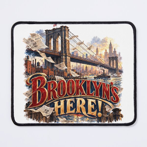 Item preview, Newsies the musical - BROOKLYN'S HERE designed and sold by Lyric Vault - Rock on.