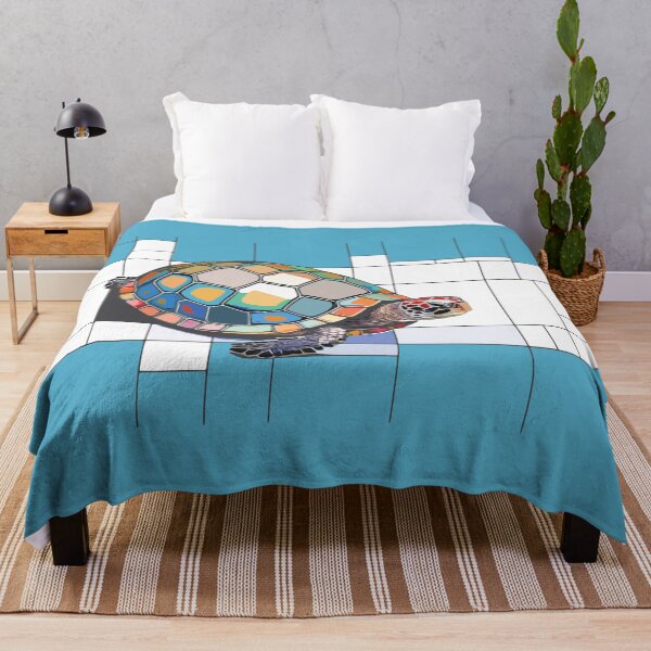 Item preview, Mosaic Turtle Geometric Sea Turtle Design designed and sold by designmari.
