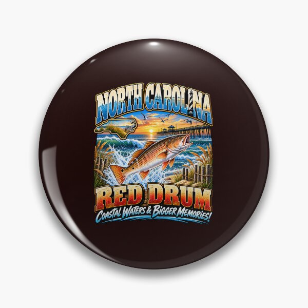 Item preview, NORTH CAROLINA RED DRUM COASTAL WATERS & BIGGER MEMORIES! designed and sold by JamiesLocker.