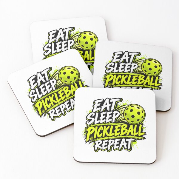Item preview, Eat Sleep Pickleball Repeat Sports Ball Player designed and sold by Photo-Sphere101.