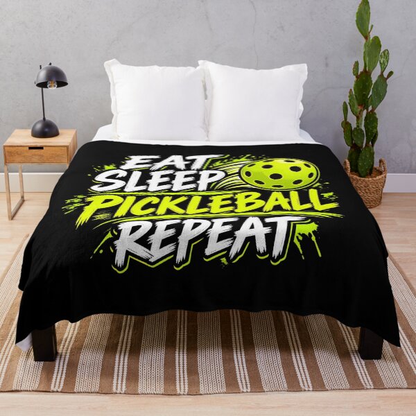 Item preview, Eat Sleep Pickleball Repeat Sports Ball Player designed and sold by Photo-Sphere101.