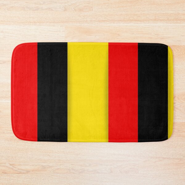 Item preview, Belgian Flag Colors – Black Yellow and Red Vertical Stripes | Belgium-Inspired Design designed and sold by signshirtz.