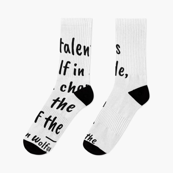 Item preview, Talent in Solitude, Character in the World - Goethe Quote designed and sold by 4ever-Undaunted.