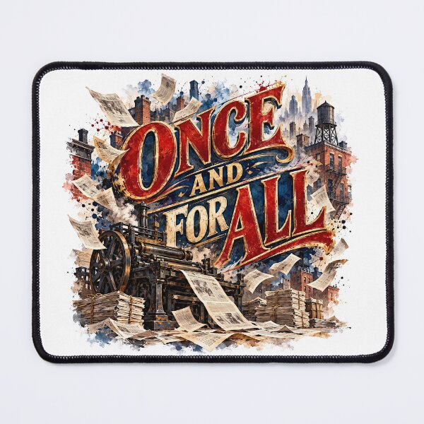 Item preview, Newsies the musical - ONCE AND FOR ALL designed and sold by Lyric Vault - Rock on.