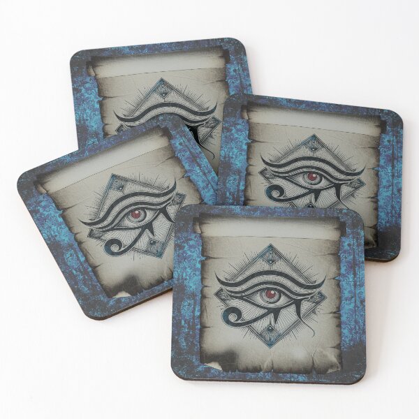 Item preview, Eye of Horus Blue All Seeing Eye Egyptian Emblem designed and sold by Ghoul Enterprises.