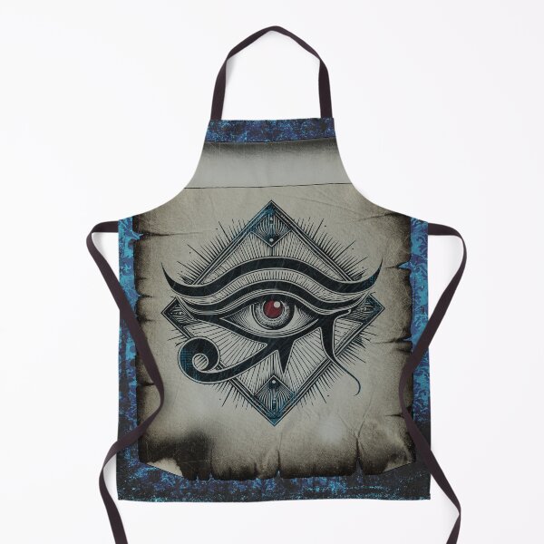 Item preview, Eye of Horus Blue All Seeing Eye Egyptian Emblem designed and sold by Ghoul Enterprises.