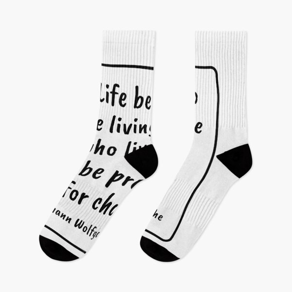 Item preview, Life Belongs to the Living - Goethe Quote designed and sold by 4ever-Undaunted.